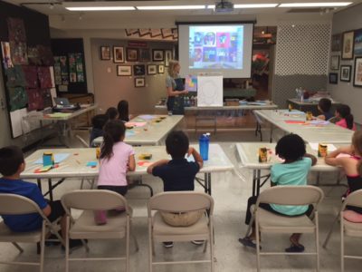 RAA youth art class